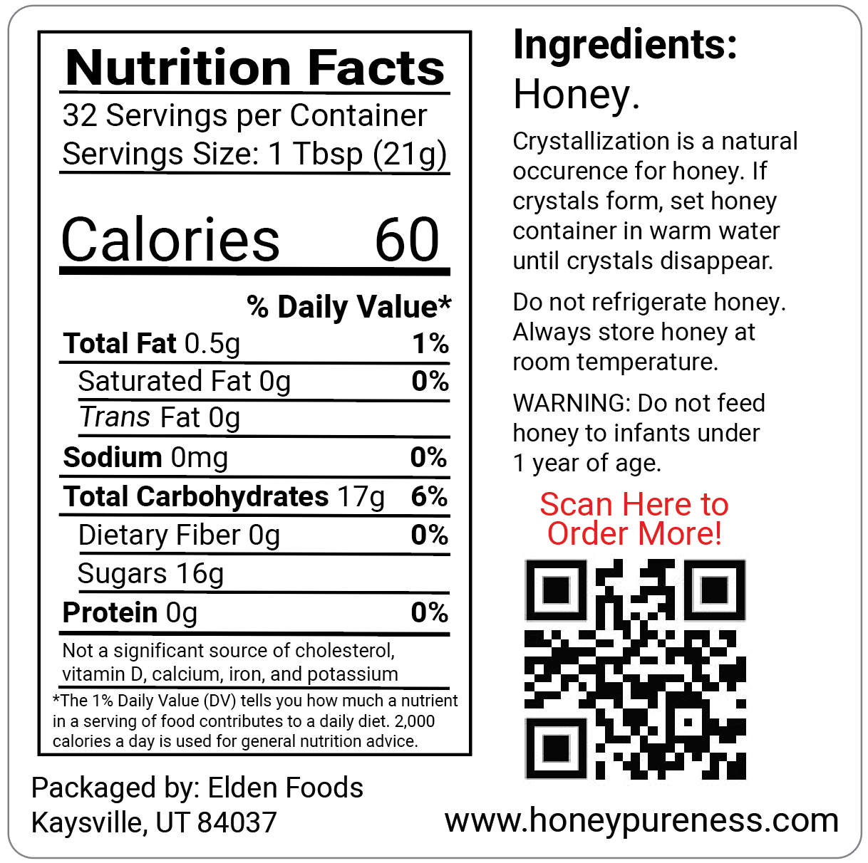 Raw Organic Brazilian Honey