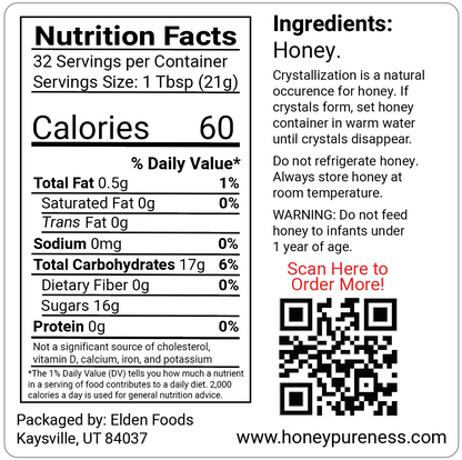 Raw Organic Creamed Honey