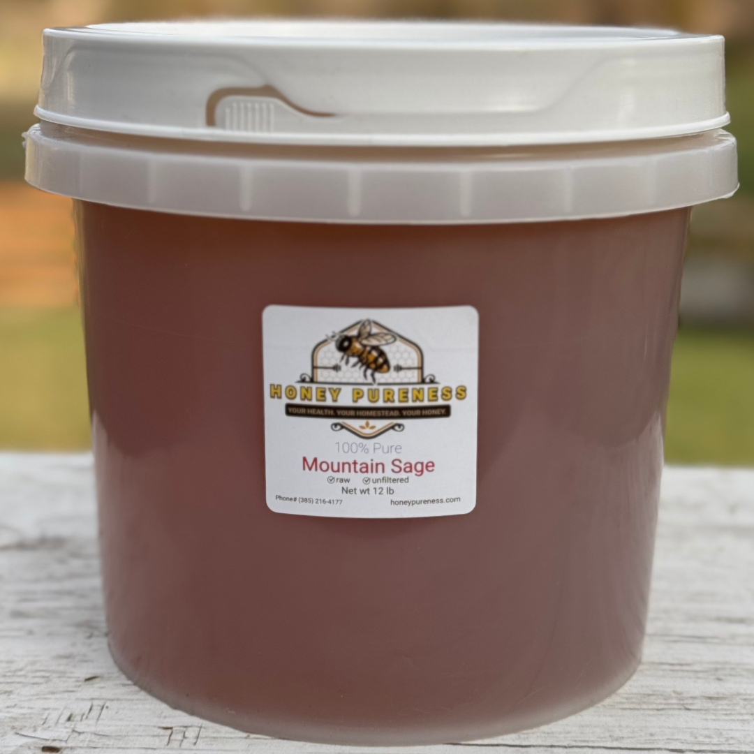 100% Mountain Sage Honey - Pure Raw and Unfiltered