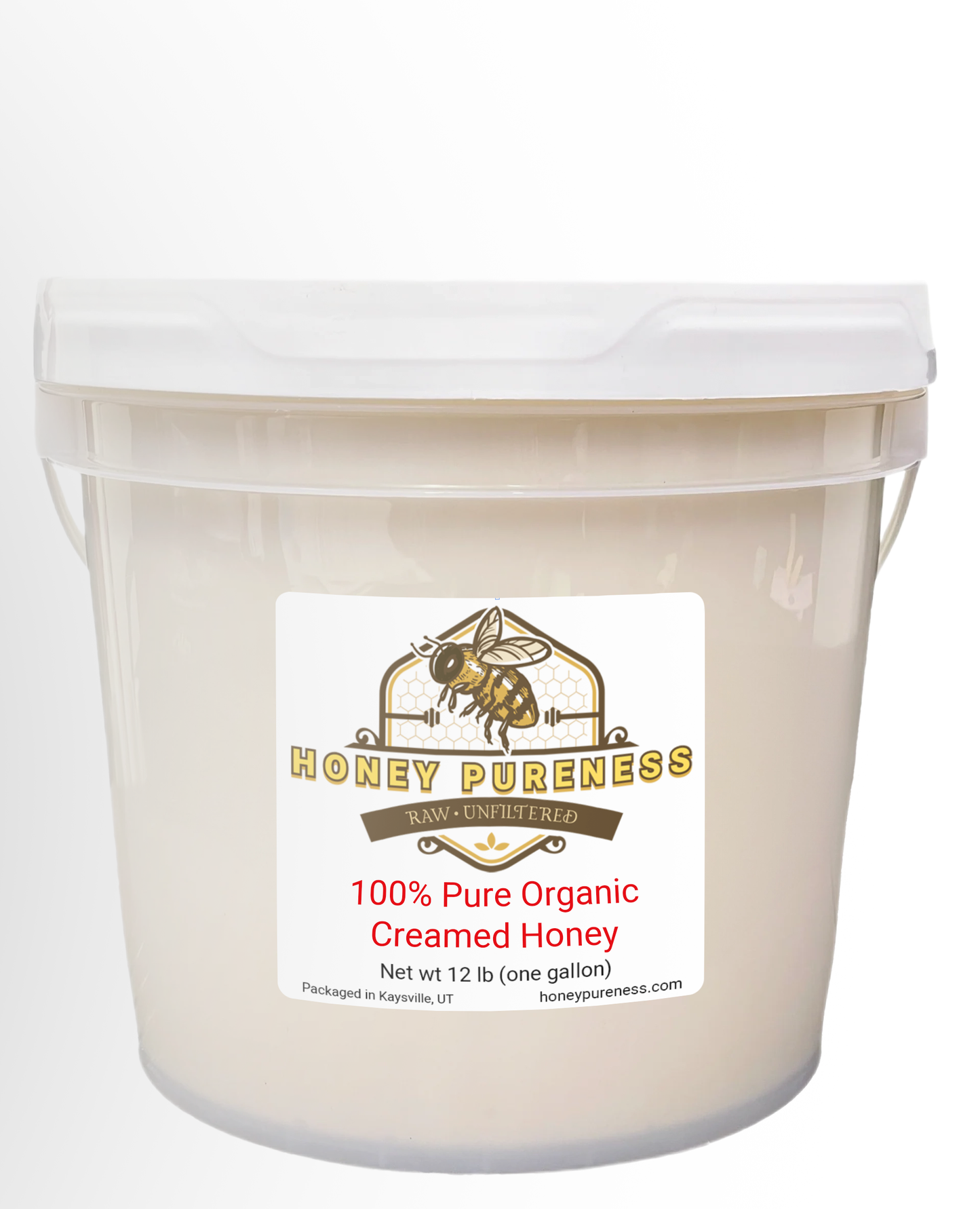 100% Organic Creamed Honey - Pure Raw and Unfiltered