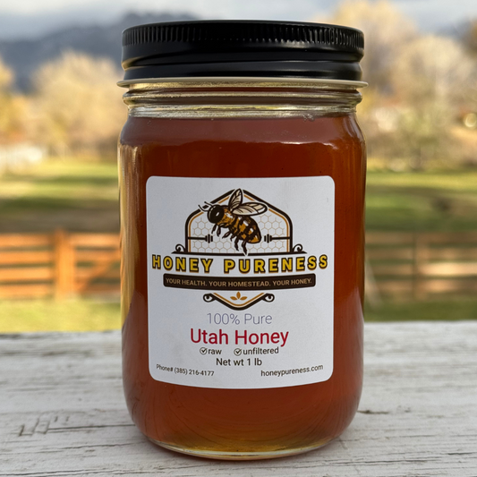 100% Utah Honey - Pure Raw and Unfiltered