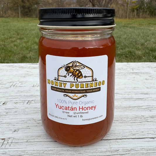 100% Organic Yucatán Honey - Pure Raw and Unfiltered.