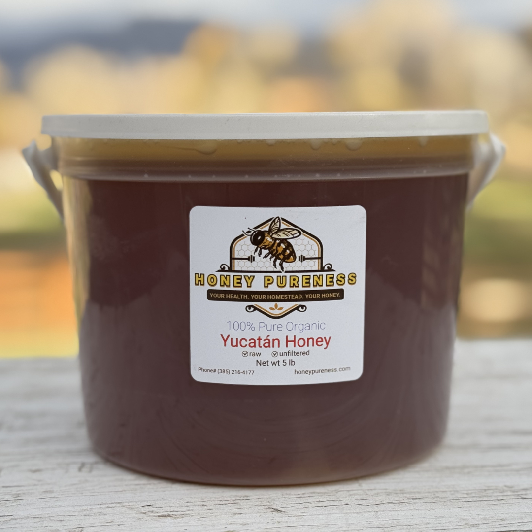 100% Organic Yucatán Honey - Pure Raw and Unfiltered.