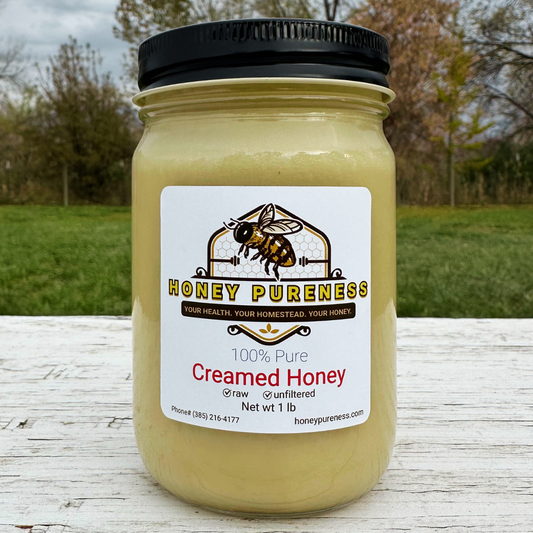 100% Creamed Honey - Pure Raw and Unfiltered